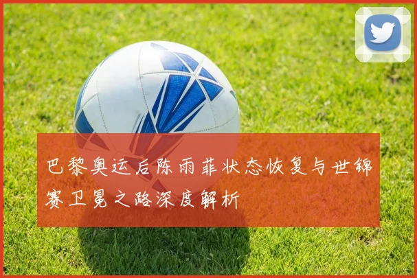 巴黎奥运后陈雨菲状态恢复与世锦赛卫冕之路深度解析